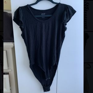 Black bodysuit from Aerie